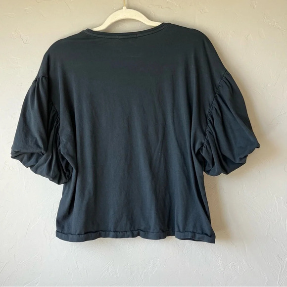 Ragdoll Los puff bubble sleeve cotton minimalist classic top shirt boho cottage - Picture 7 of 9